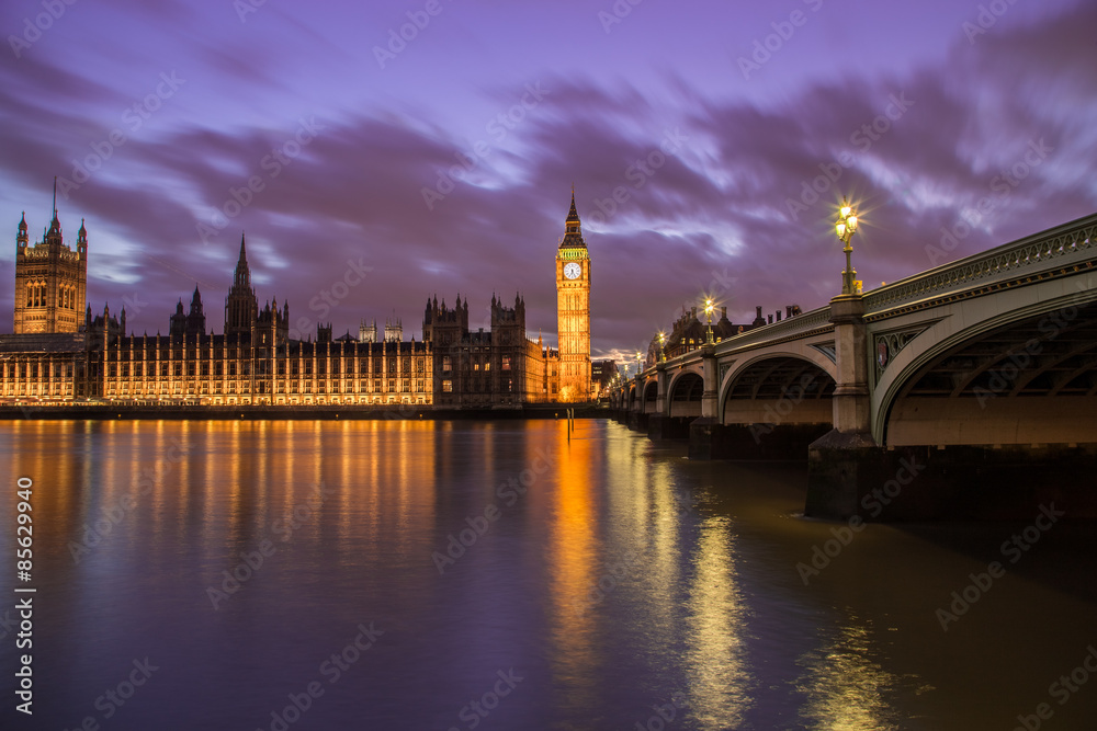 Houses of Parliament at Dusk