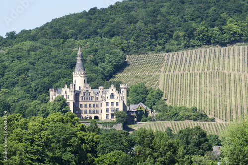 Schloss Arenfels bei Bad H  nningen am Rhein  Deutschland