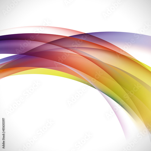 abstract elegant colorful curve background, vector illustration