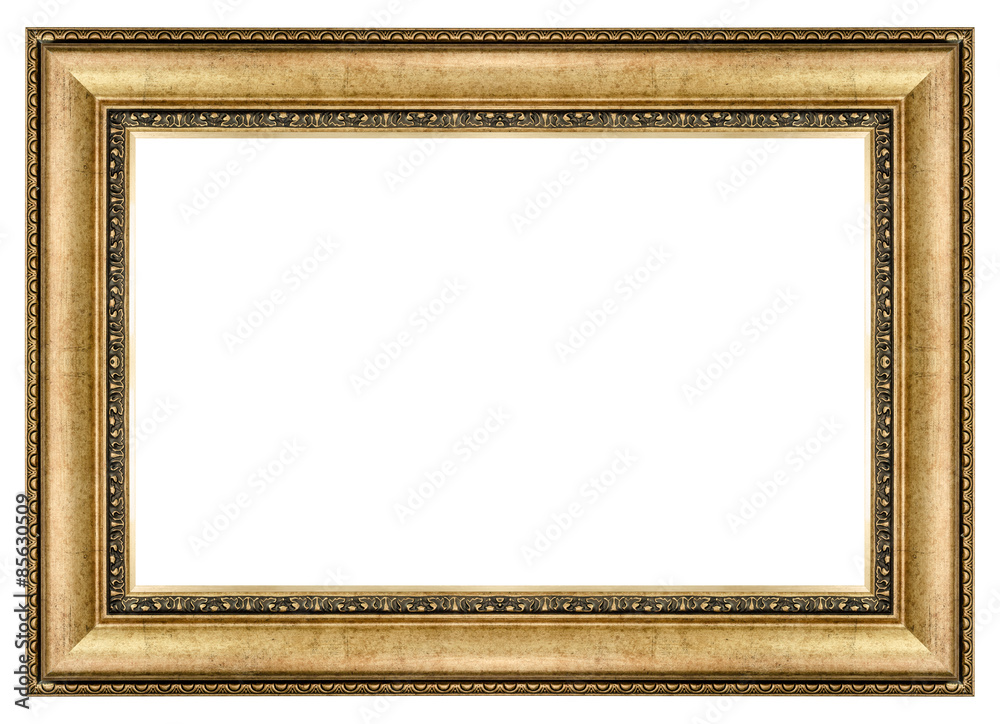 Fototapeta premium picture frame in vintage style on white background