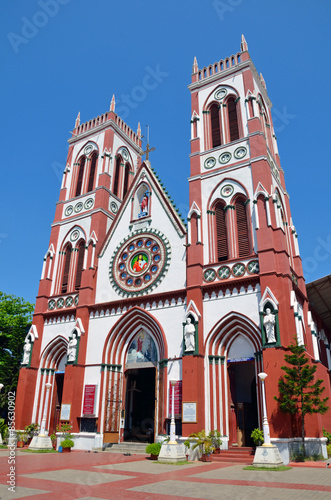 Basilica of the Sacred Heart of Jesus in Pondicherry,India