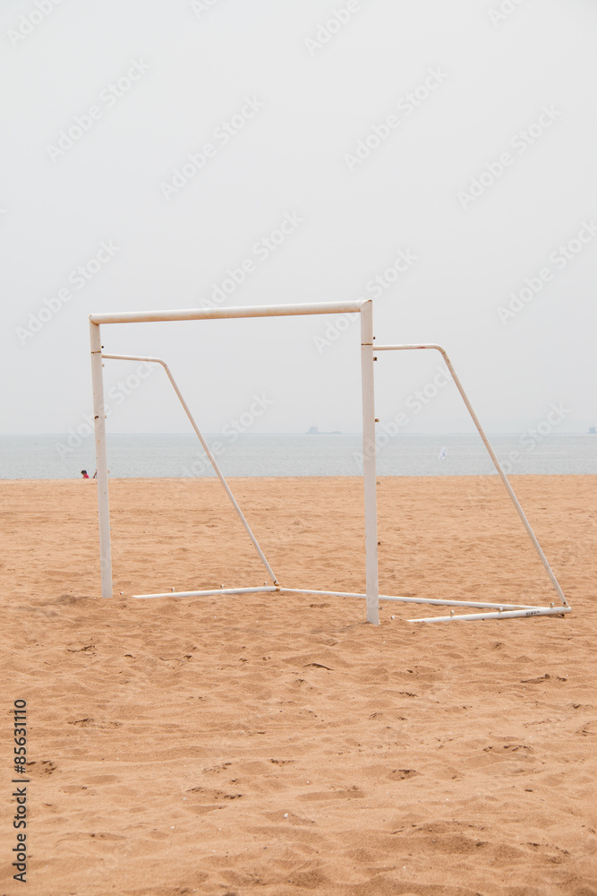 Goal on the beach Goal on the beach