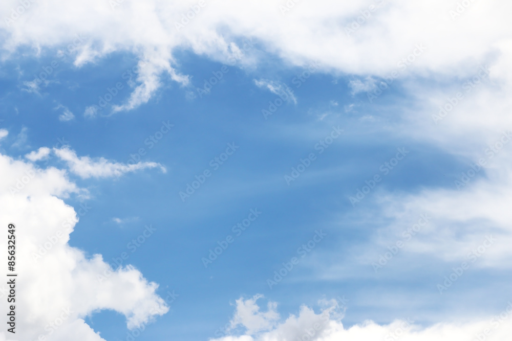 Fototapeta premium The vast blue sky and clouds sky