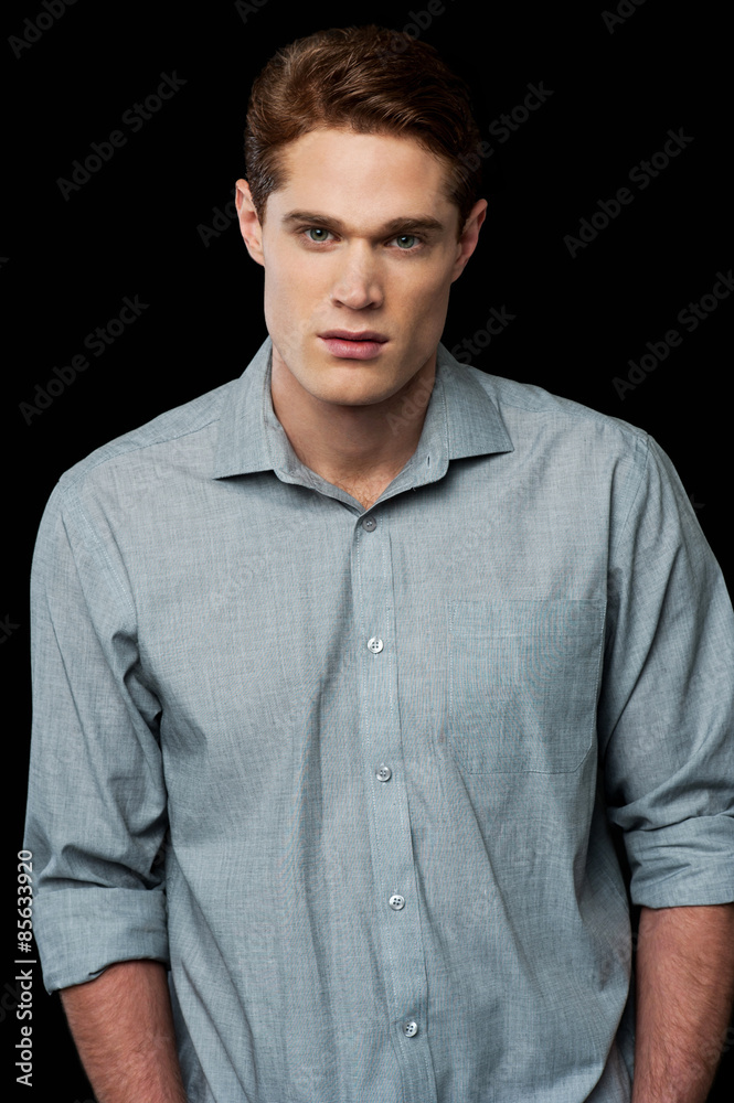 Handsome young stylish guy