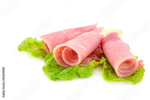 Bacon with lettuce