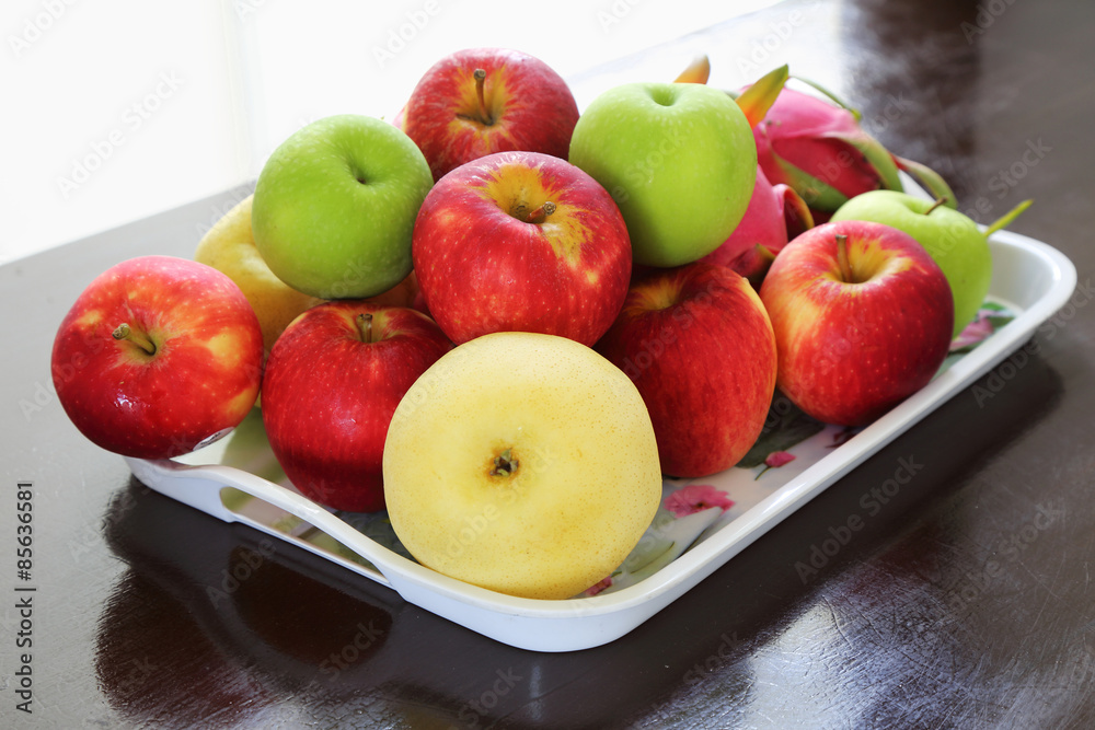 fruits in fruite tray