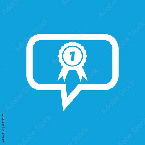 First place award message icon