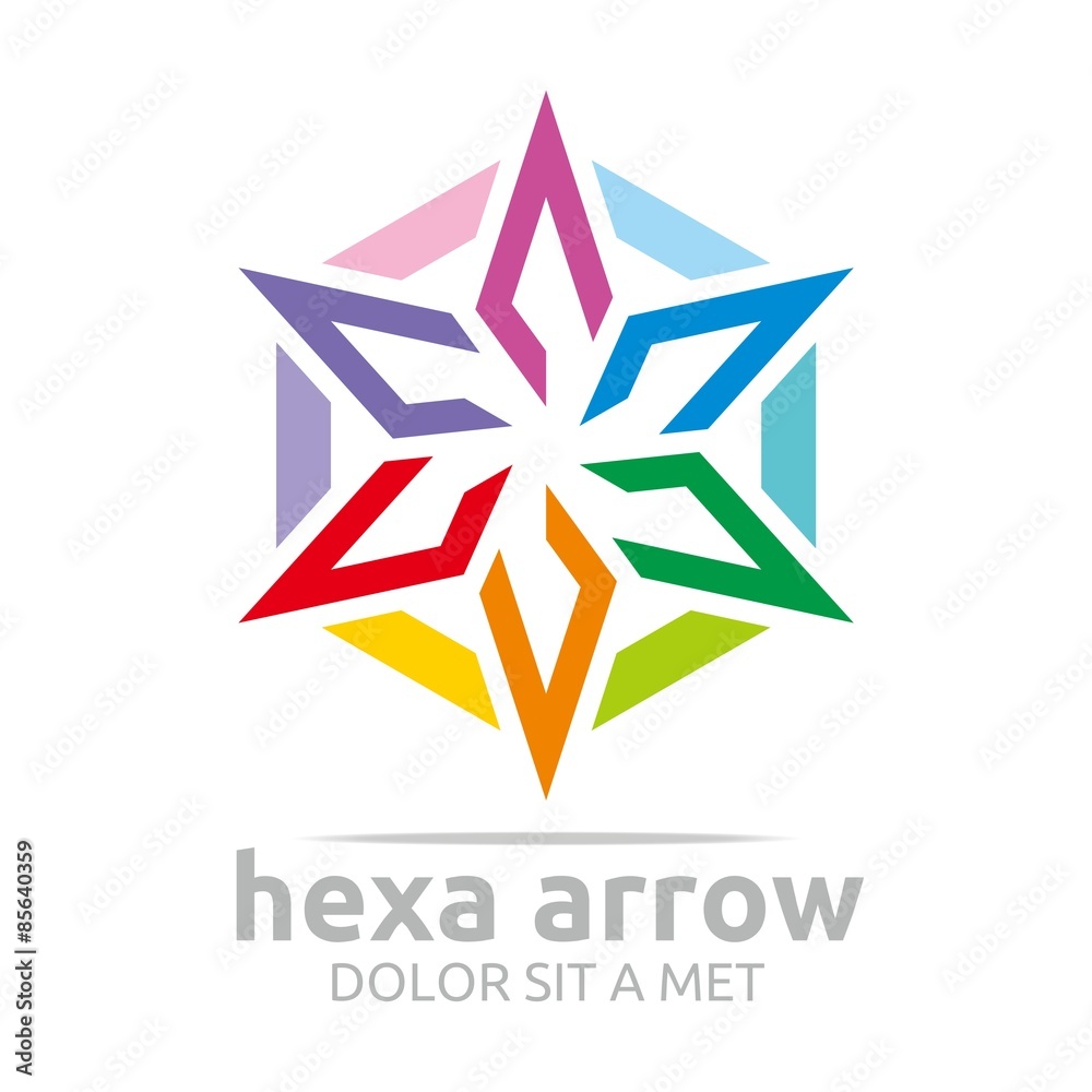 Logo star arrow icon abstract vector Logo star arrow icon abstract vector