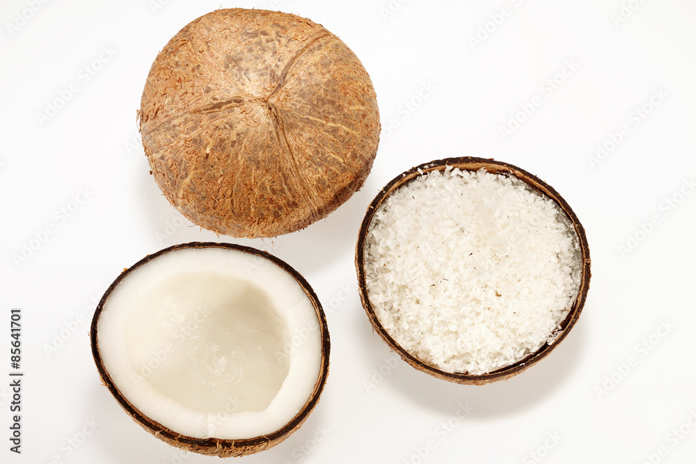 Coconut isolated on white Background Coconut isolated on white Background