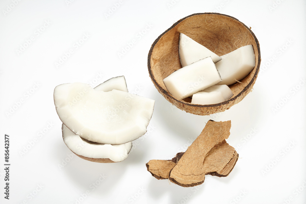 Coconut isolated on white Background Coconut isolated on white Background