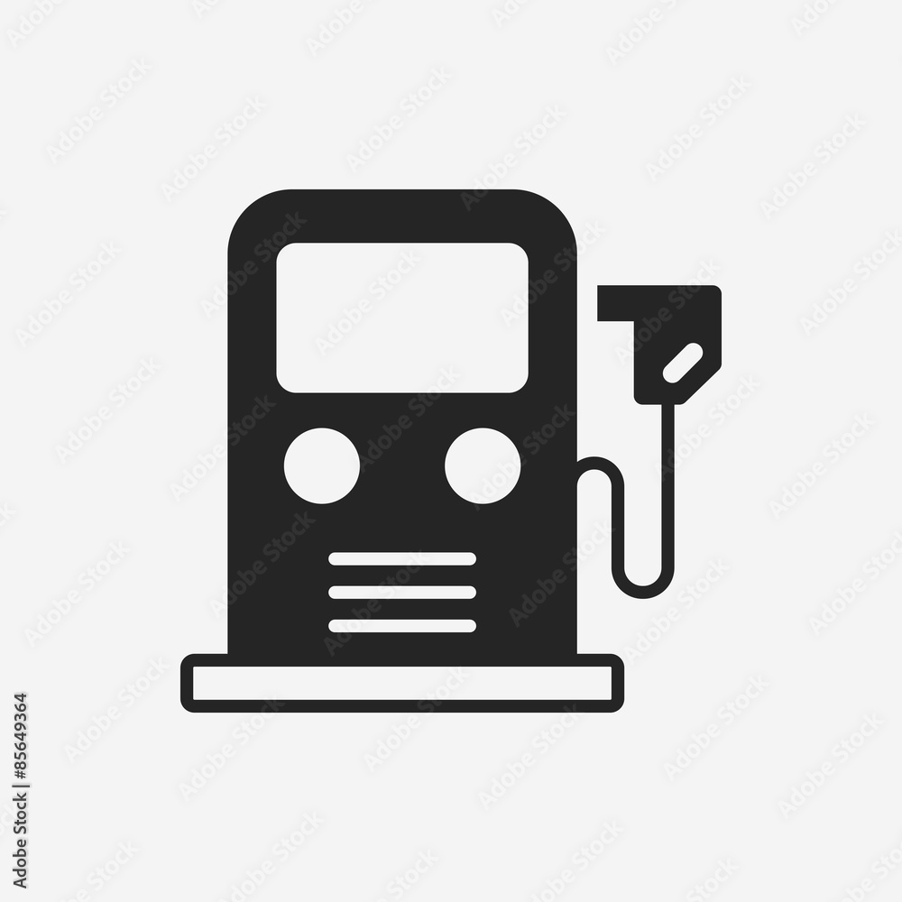 Environmental protection concept use of gasoline icon