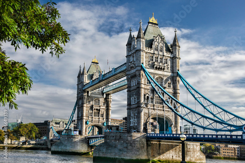 Canvas Print Tower Bridge in London, England
