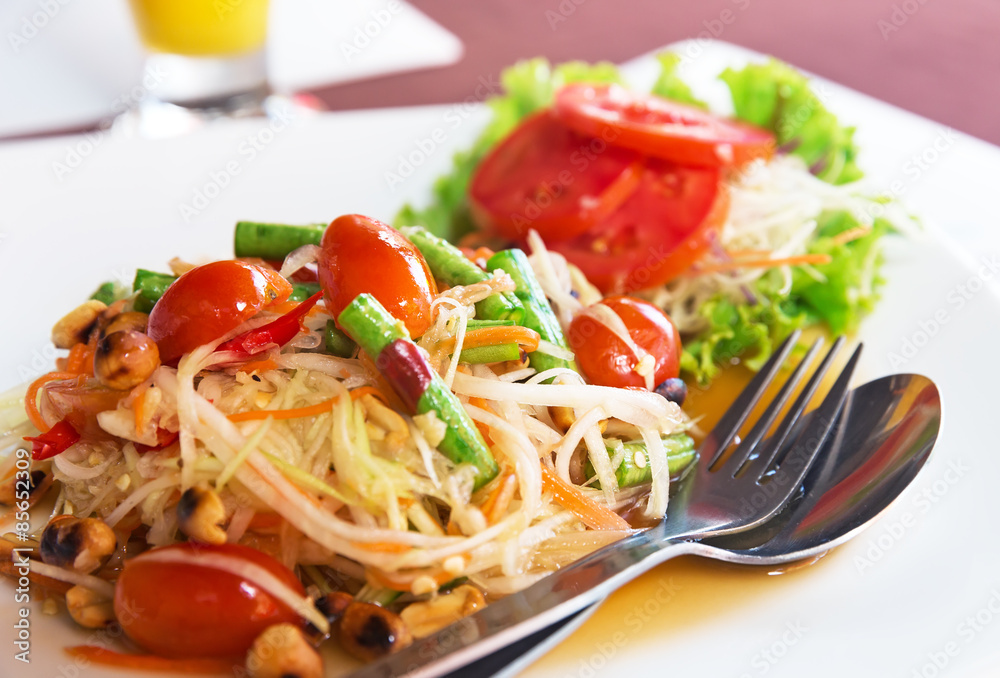 papaya salad papaya salad
