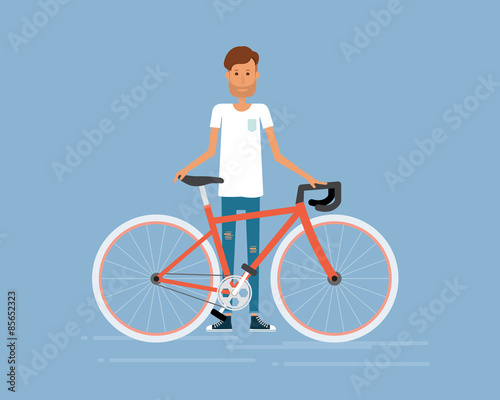 people  and bike
