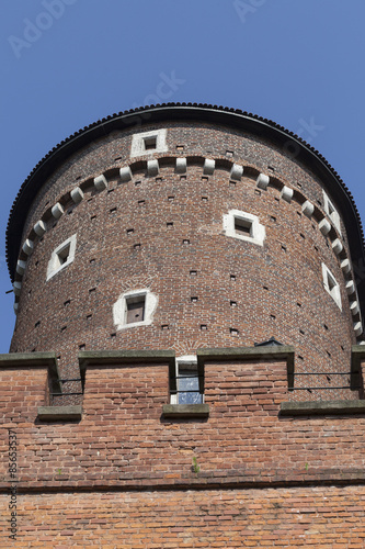  Sandomierska Tower on Wawel Royal Castle , Cracow, Poland #85653537