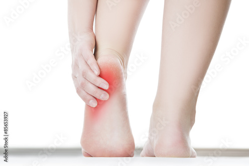 Valokuva Pain in the female foot
