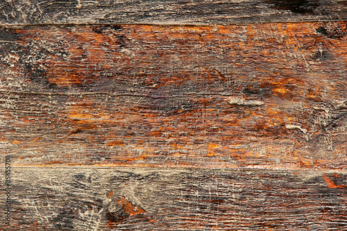 Old wooden surface as background.