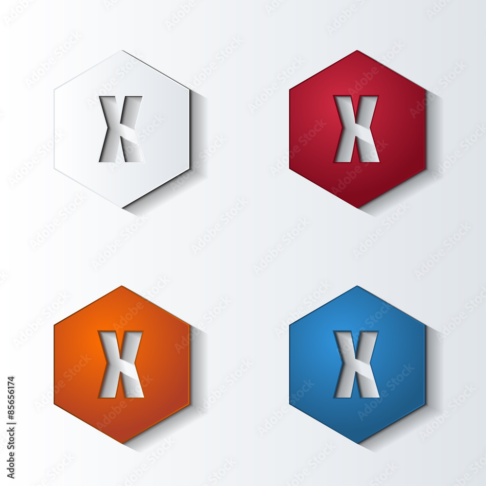 Fototapeta premium icon4colors_hexagon_2_289