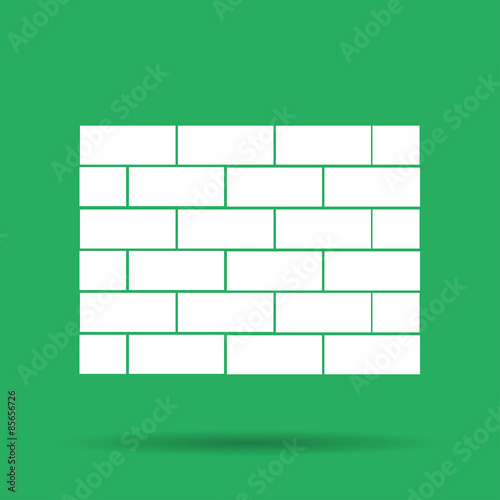 Brick Vector icon