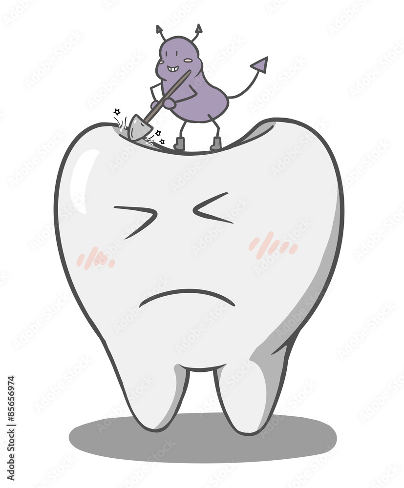 虫歯菌 Stock イラスト Adobe Stock