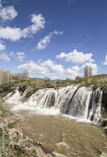 Muradiye waterfall in anatolia  Turkey