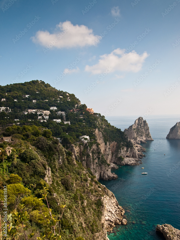 Capri coastline