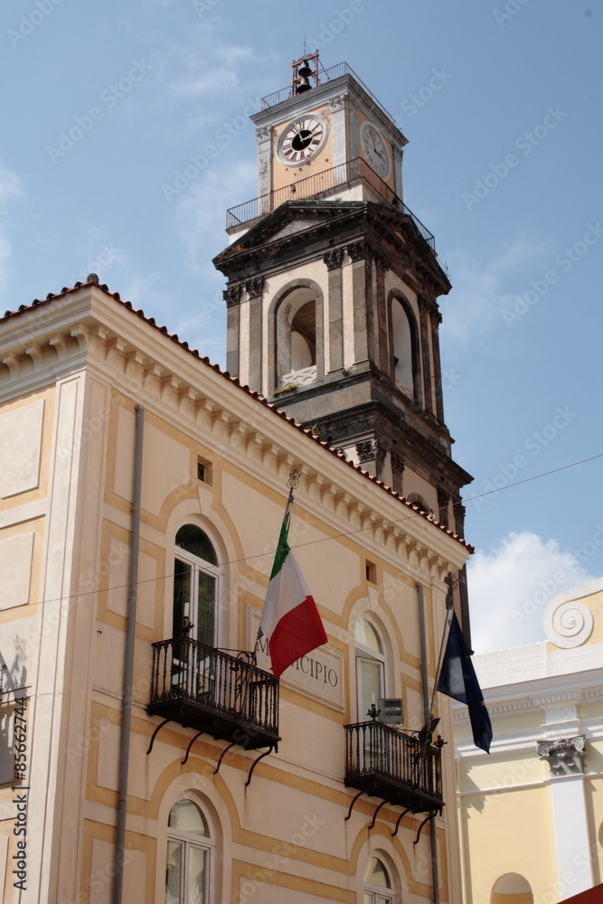Minori, Palazzo del comune, Municipio, Salerno, Costiera amalfitana