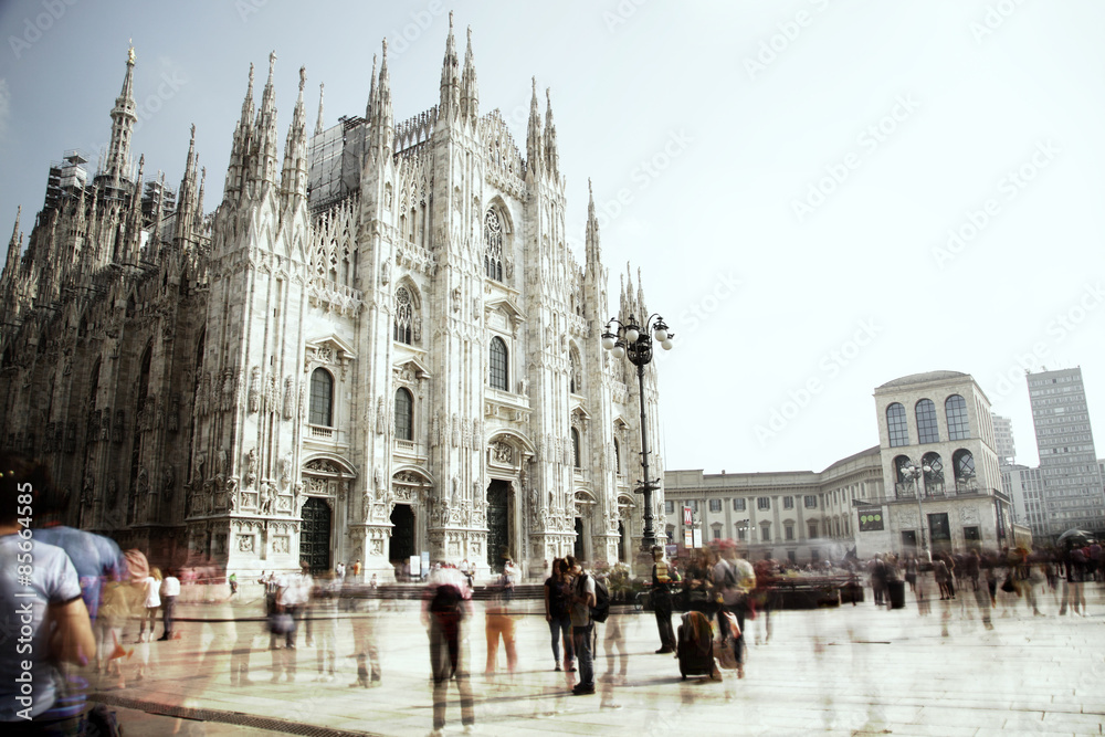 Fototapeta premium Piazza Duomo a Milano