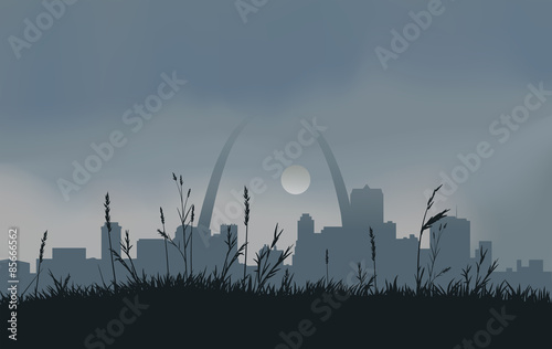 Grey St. Louis Sunset