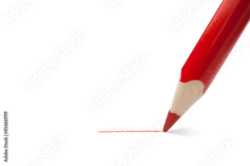 Red pencil.