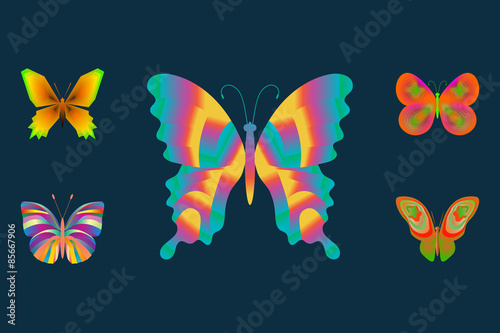 vector illustration set of ...