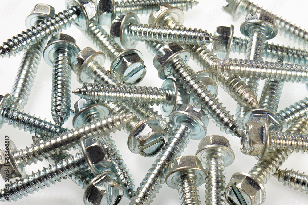 Screws isolated on white back ground Screws isolated on white back ground