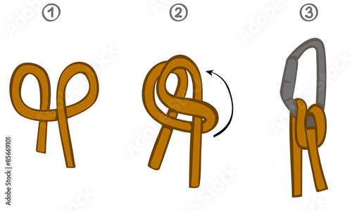 Anleitung Knoten Halbmastwurf