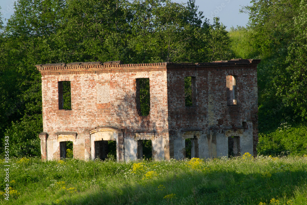 destroyed building destroyed building