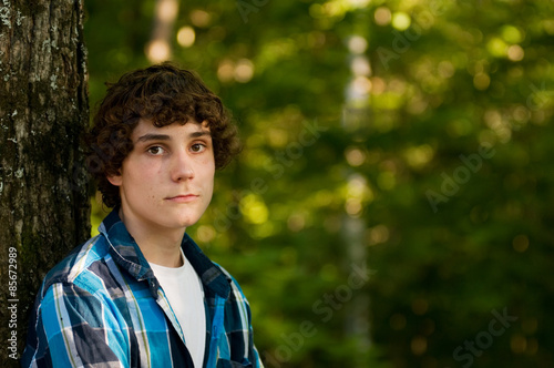 handsome teen boy