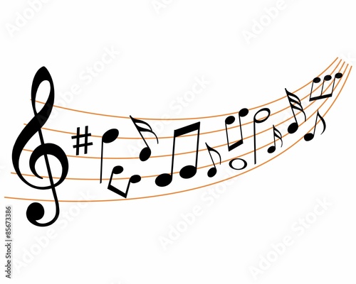 musical notes rhythm melody
