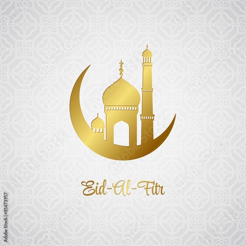 Eid Al Fitr. Eid Mubarak. Vector background