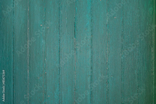 Wood plank green texture background.