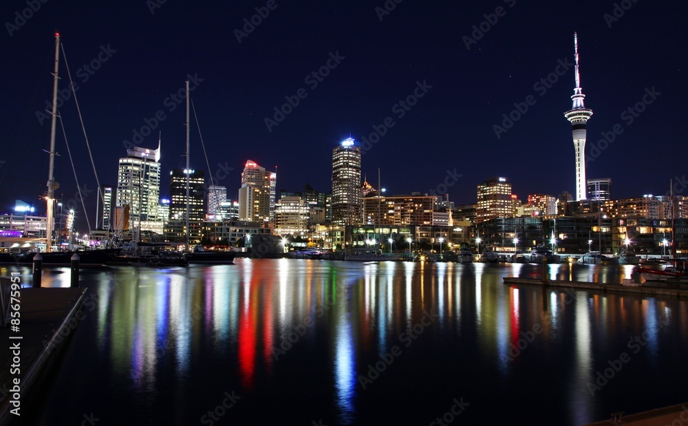 Auckland by night