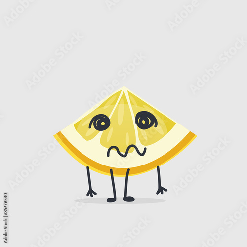 Sad Lemon character