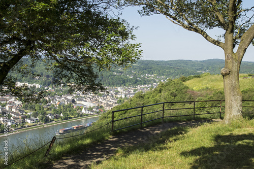 Blick vom Erpeler Ley auf Remagen am Rhein  Deutschland