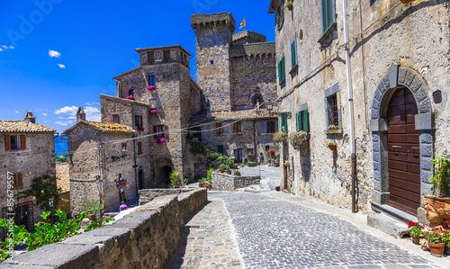 Bolsena village and castle - beautiful medieval borgo in Italy