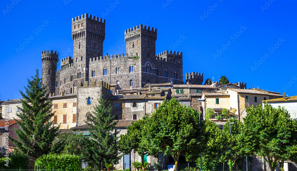 Torre Alfina - medieval village and castle in Viterbo province,