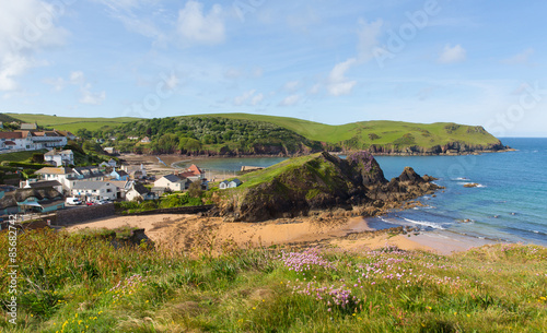 Coast at Hope Cove South Devon England UK  photo