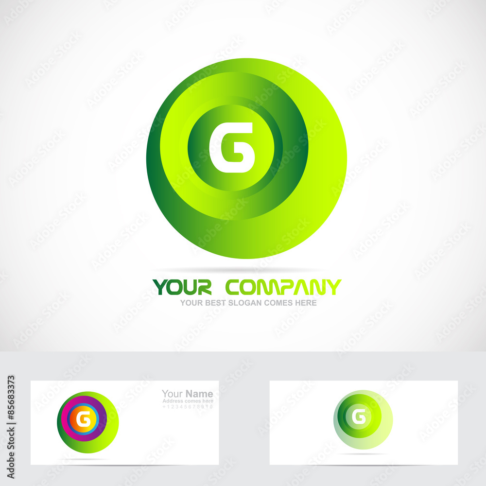 Letter G sphere logo Letter G sphere logo