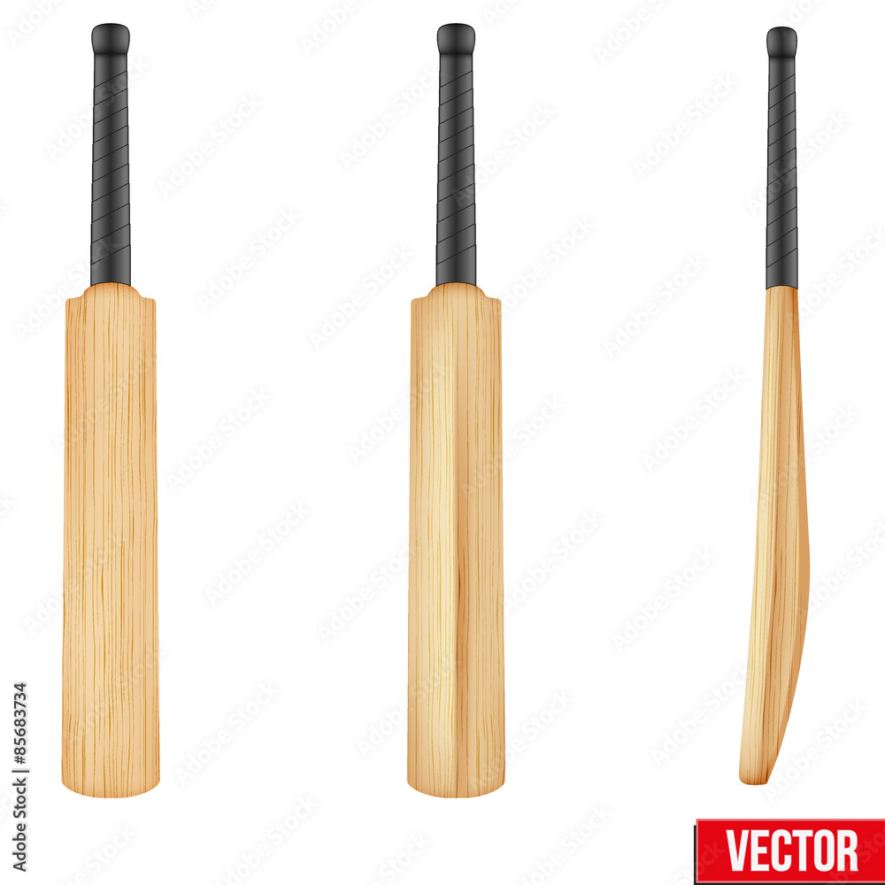 Fototapeta premium Traditional wood cricket bats