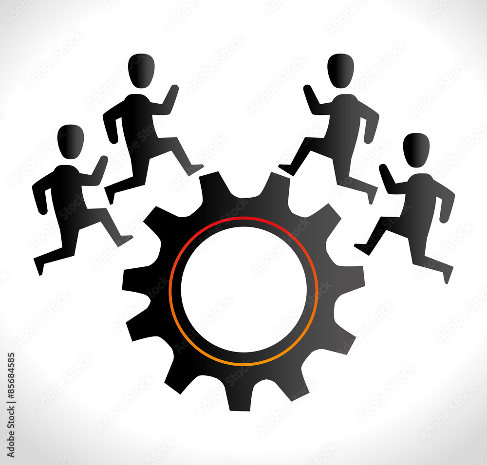 Teamwork design. Teamwork design.