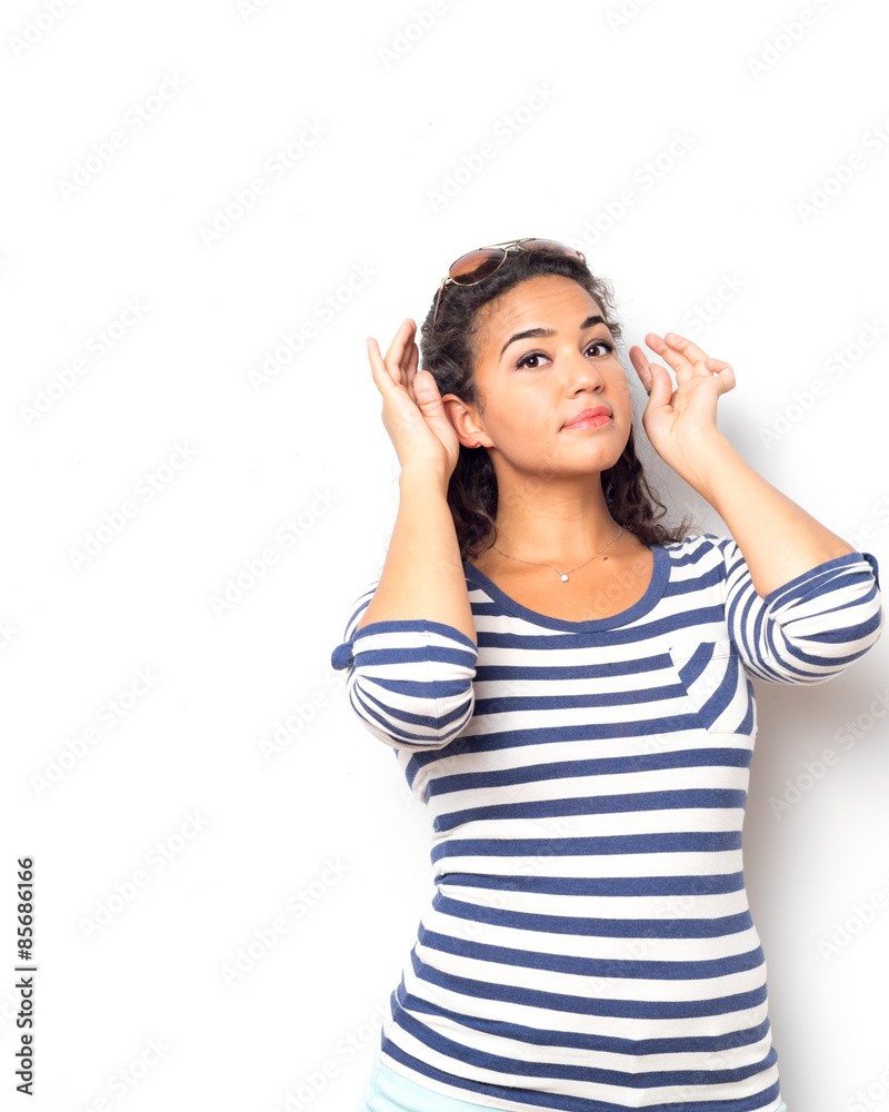 Young Cute Female With Fun Summer Look Young Cute Female With Fun Summer Look