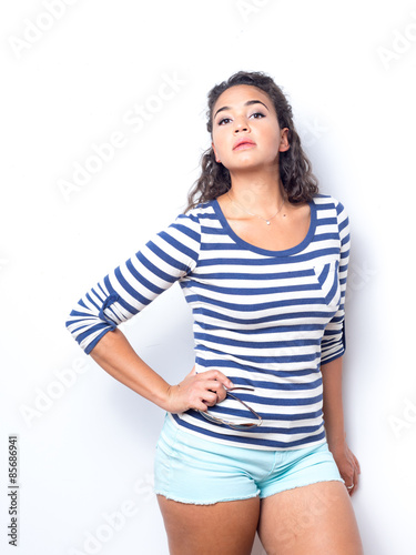 Young Lady In Fun Summer Outfit © EmeraldRaindrops