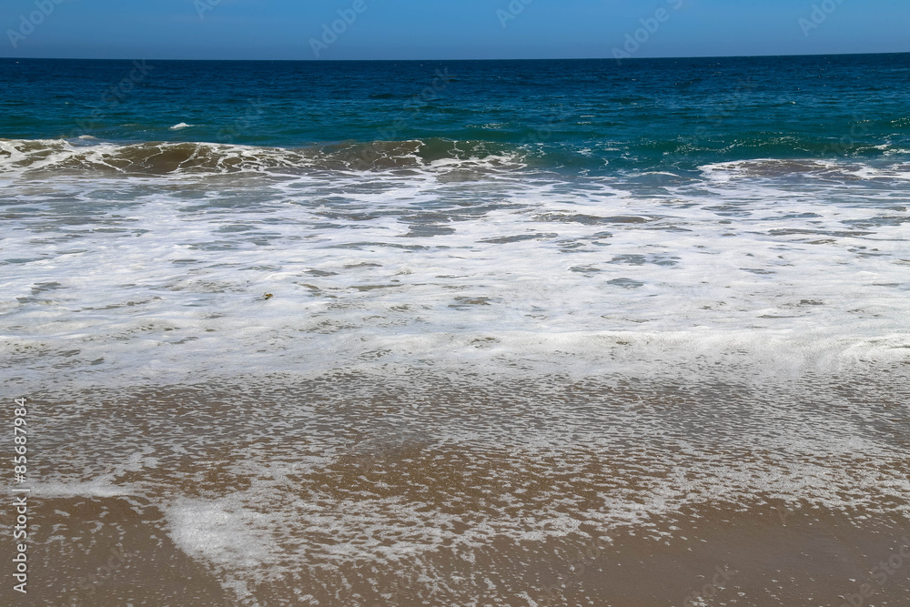 Fototapeta premium waves on beach